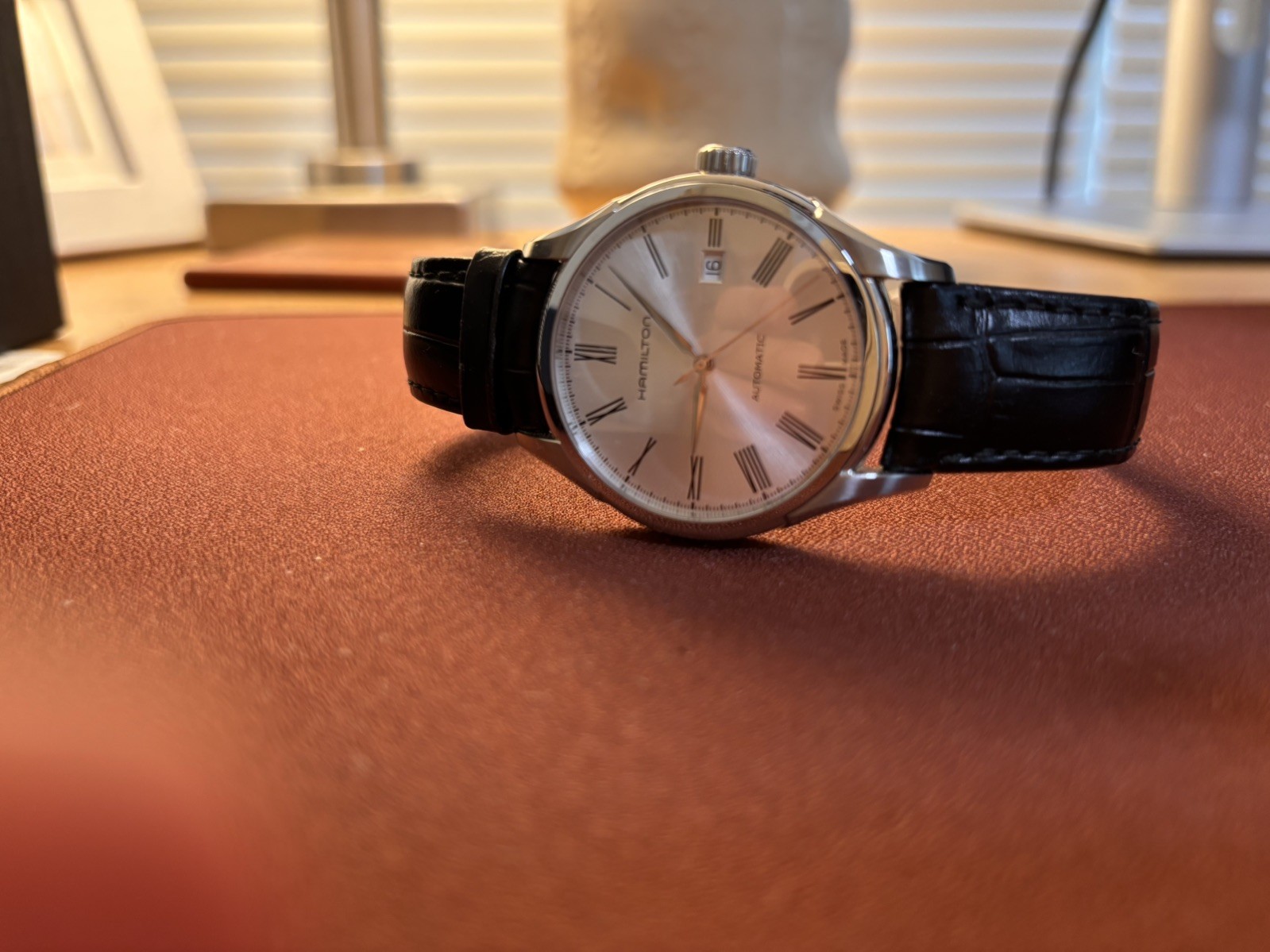 Hamilton Valiant Automatic Date 40MM Stainless St… - image 5