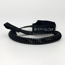 Body Glove SUP Paddle board Or Surf Leash – Coiled Cord, Neoprene Ankle Strap
