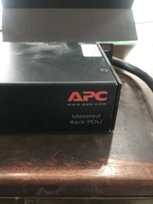 APC AP7801B Metered 1U, 15A, 100/120V Rack Power Distribution Panel - Black