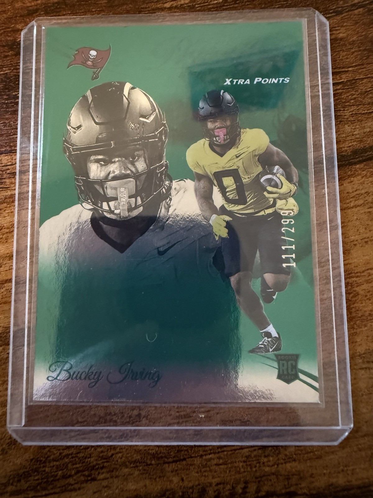 2024 Panini Prestige - Rookies Bucky Irving #379 Xtra Points Green /299