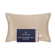 Silk Pillow Case with Zipper, 100 Mulberry Silk Pillowcase for Hair Skin, ...