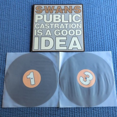 Swans - Public Castration Is a Good Idea. 2023 2xLP reissue. Signed NM