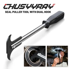 Seal Puller Tool Oil Seal Removal Tool with Dual Hook Universal Wheel Seal Tw...