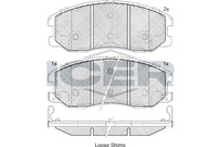 Bremsbelagsatz Vorne Mando-System FüR Opel Antara A L07 Chevrolet 06-> 95459512
