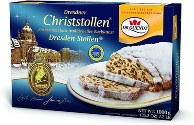 Dr Quendt Dresdner Christstollen Original Rezeptur 1kg im Karton