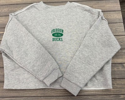 Oregon Ducks Summit Sportswear Womens Gray Sweatshirt Medium Kickoff Collection