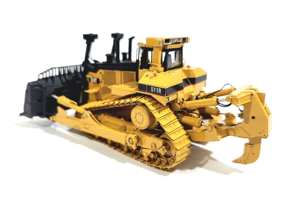 Caterpillar Cat D11R Dozer with Ripper Anti-Glare CCM Brass HO 1