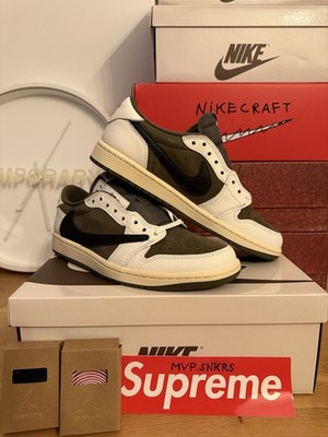 Nike Jordan 1 Retro Low OG SP Travis Scott Medium Olive / US 8 / EU 41