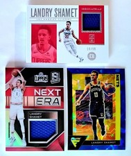 LANDRY SHAMET * RC SP PATCH LOT * 2018 Encased #/99, Spectra #/99, Flux PRIZM