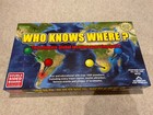 Who Knows Where? Board Game 100% Complete - Wild Card Games - VGC