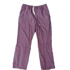 Vineyard Vines Pants Pajama Men M Lounge Red Socks Pockets Cotton Casual Preppy