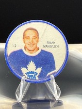 1960-61 SHIRRIFF NHL HOCKEY COIN #12 Frank Mahovlich Toronto Maple Leafs