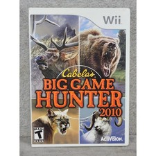 Activision Cabela's Big Game Hunter 2010 Nintendo Wii Video Game 7.5"