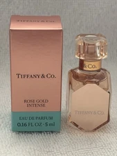 Tiffany & Co. Rose Gold Intense EDP Mini 0.16oz-5ml Travel Size Splash New