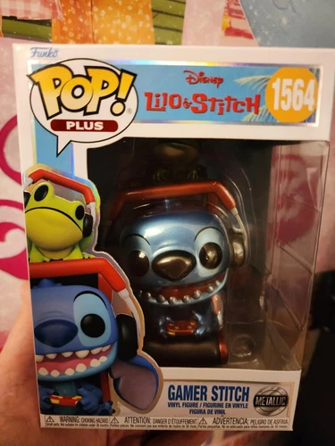 Lilo & Stitch Gamer Stitch Metallic Funko Pop! Plus #1564 