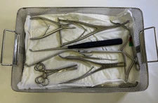 13 Piece Innomed Symmetry Zimmer Ortho Knee Set w/ Sterilization Tray Orthopedic