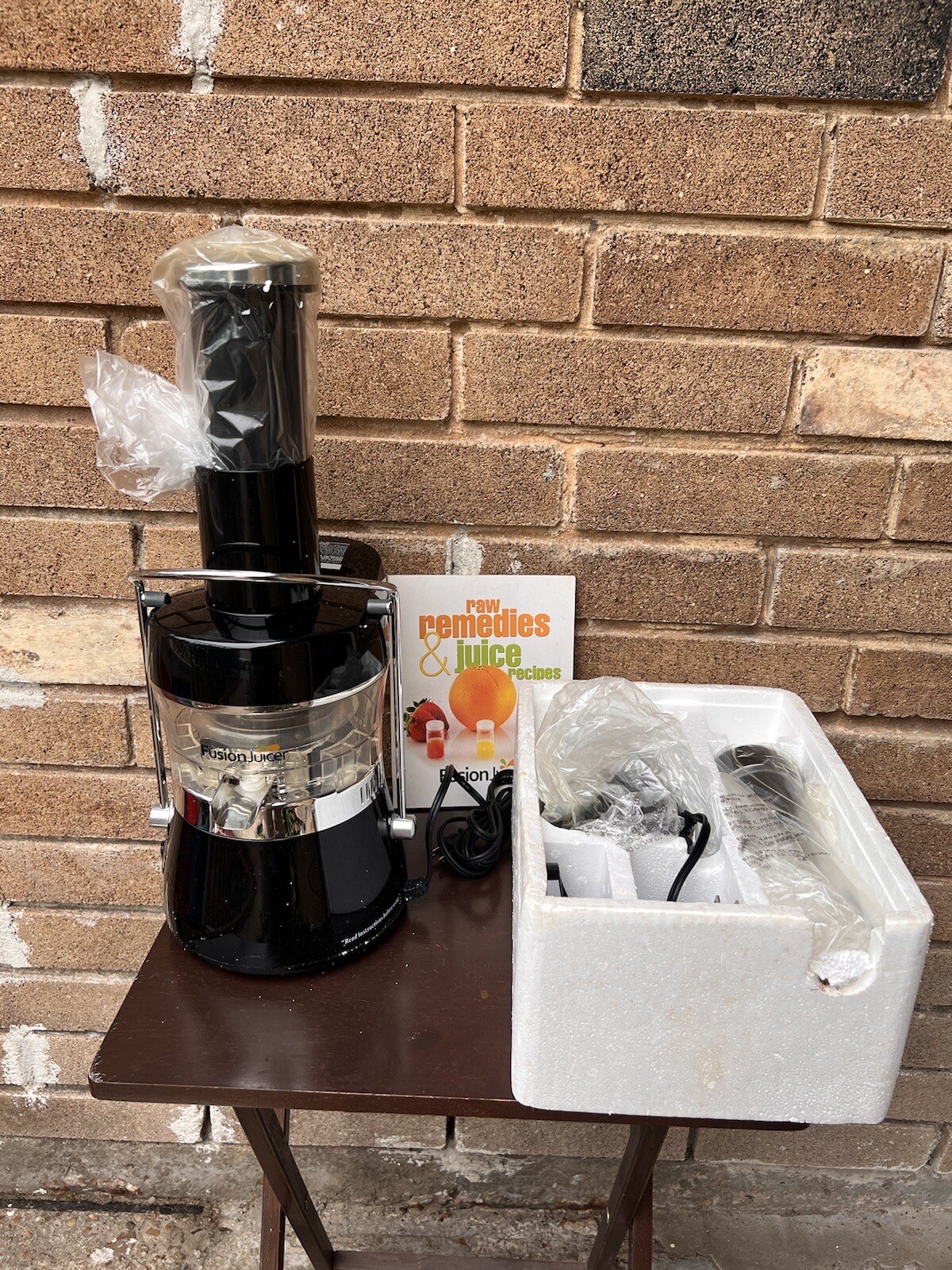 Fusion Juicer black /stainless steel
