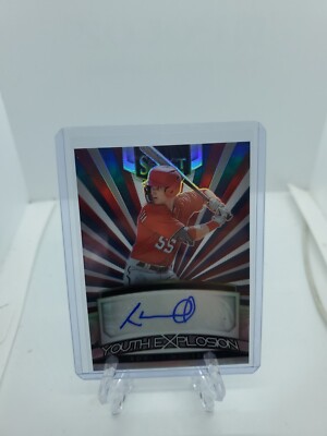 2023 Select Robert Hassel Youth Explosion Auto /49 YES-RH Red Whire & Blue