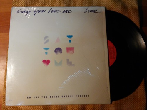 DISCO 12" VINILE LIME - SAY YOU LOVE ME - MIX REMIX DANCE TSR 1986 EX-/VG- - 第 1/1 張圖片