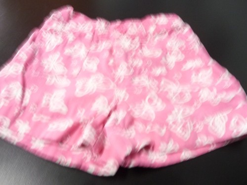 FADED GLORY SIZE 3T PINK SHORTS WITH BUTTERFLIES - Picture 2 of 2
