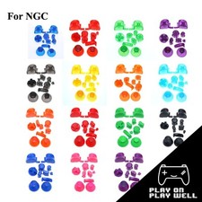 Complete Button Set Analog Stick Keypads Y X A B Z For NGC Nintendo Gamecube