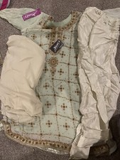 Pakistani Indian Wedding Party Formal Wear 3 Piece Dress