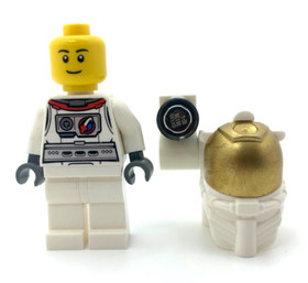 Astronaut with Side Lamp Lego City Space Minifigure 60077