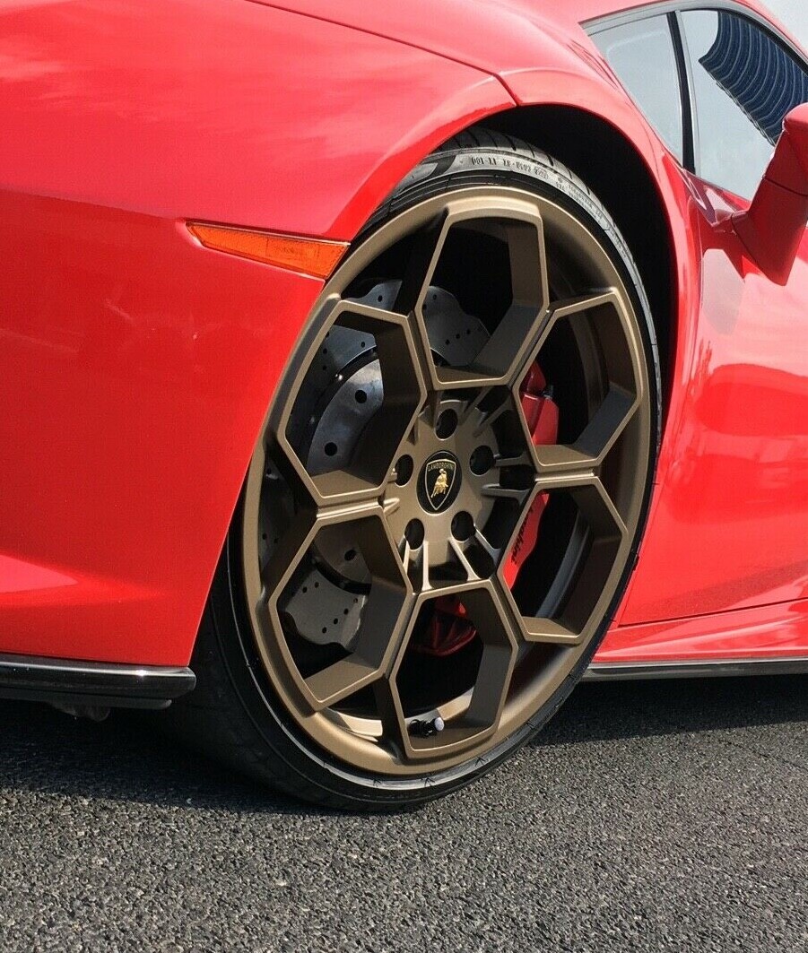 20" FORGED WHEELS RIMS LAMBORGHINI HURACAN EVO STO  NEW set of 4 tecnica!