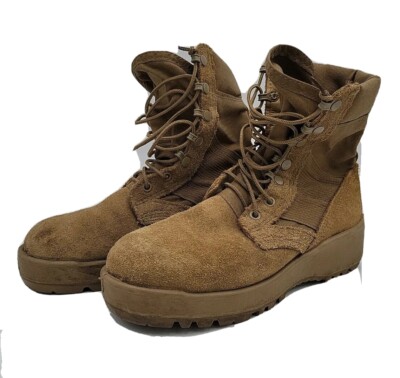 ROCKY Army Combat Vibram Boots Hot Weather Coyote Style 798