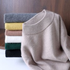 Men's Pullover Wool Cashmere Blend Knitwear Sweater Jumper Tops Warm Business