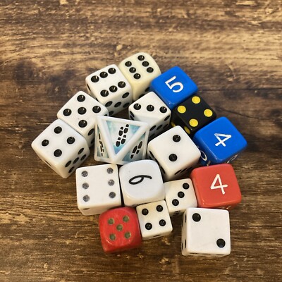 MIXED random bulk lot of 17 dice #4 | eBay