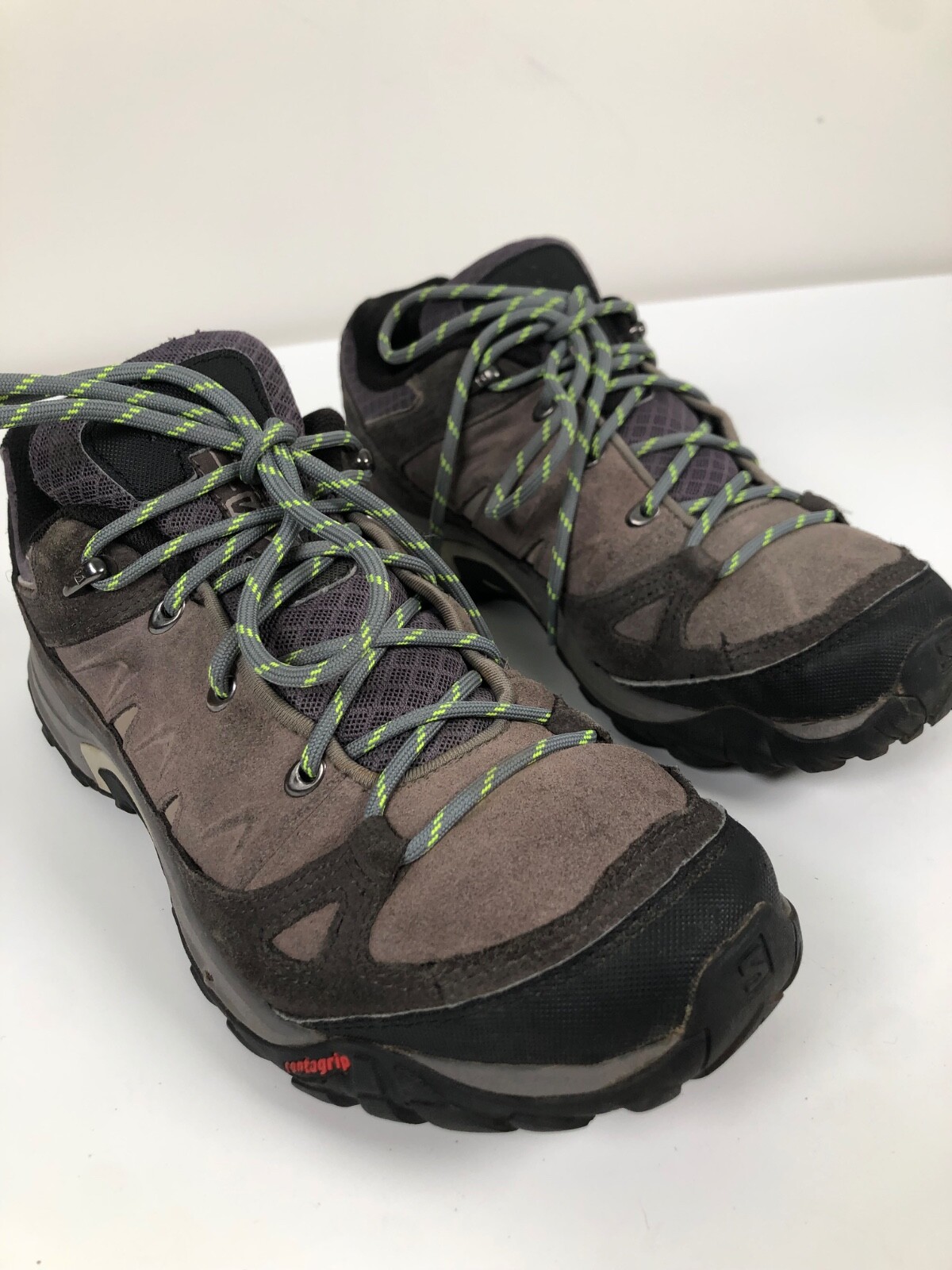 Scarpe da trekking Salomon uomo 9 42 2 3 in pelle scamosciata marrone