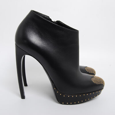 パーティーシューズ Alexander McQueen Heeled shoes Black Alexander McQueen Women Black Pumps 100% Leather Stiletto