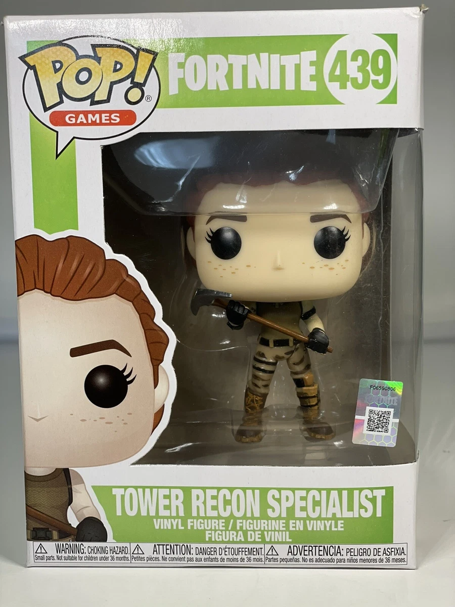 Funko Pop Fortnite, Tower Recon Specialist # 439. With vinyl