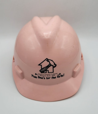 MSA Habitat For Humanity Hard Hat Adjustable Pink Women's Build 2005 Lafayette