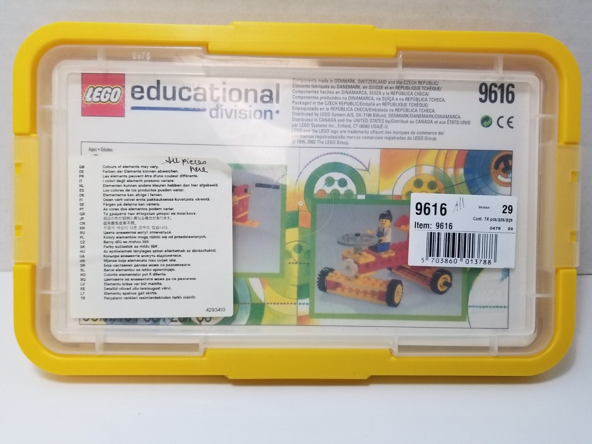 Vintage Lego 9616 Educational Division Set Student Kit 1995