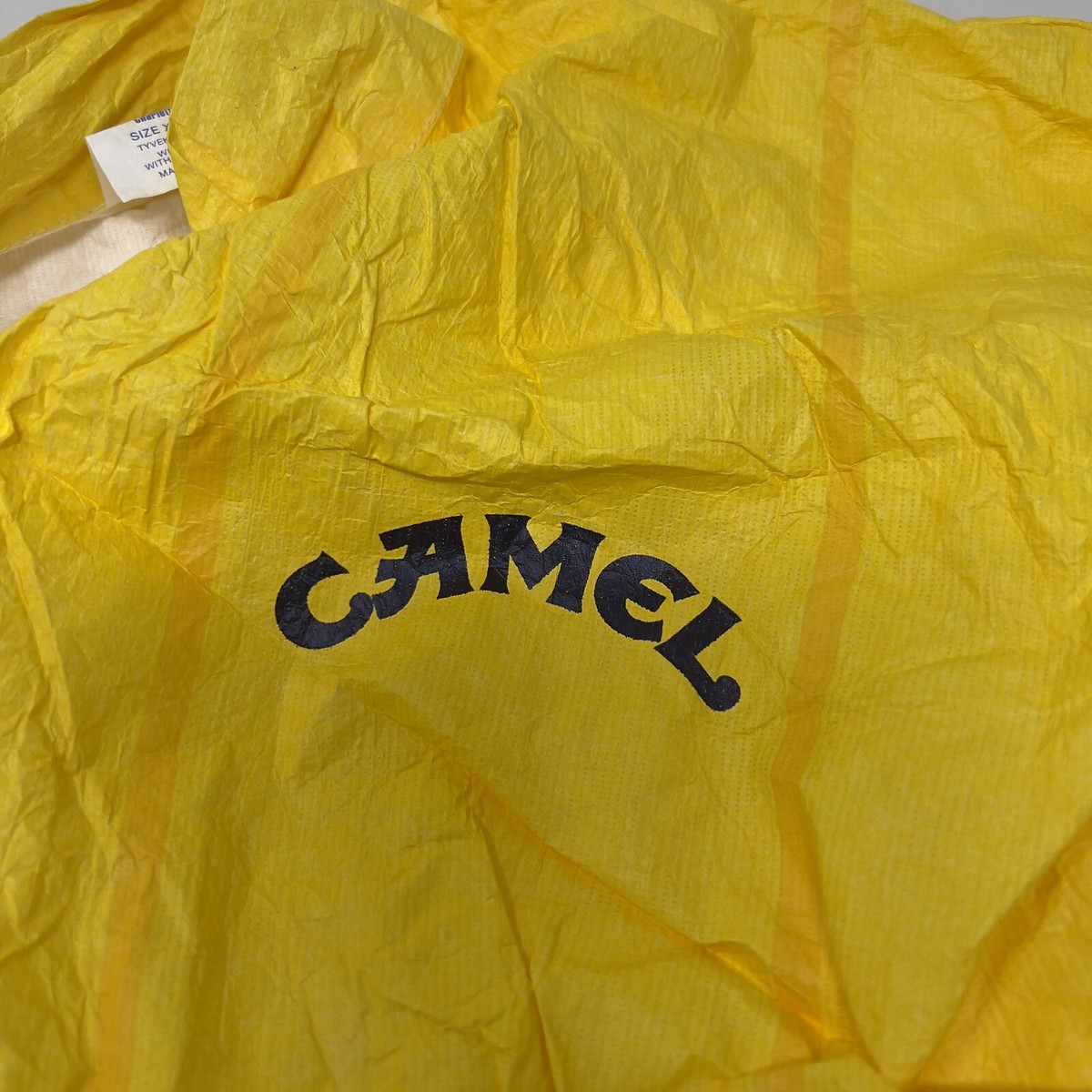 Vintage Brand New Joe Camel Tyvek Windbreaker 1990's Cigarette