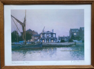 Robert 'Bob' Richardson Limited Edition Print Signed ''The Ship Hammersmith''