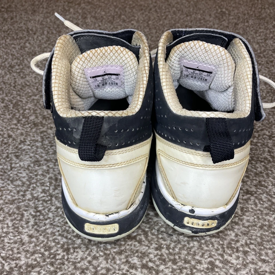 Nike Air Jordan Jeter DIAMOND CAT METAL Baseball Cleats Black White Mens Sz 10 - Image 4 of 4