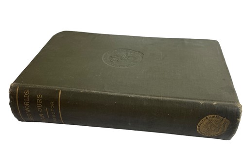 Other Worlds than Ours Richard Proctor HC Antiquarian Book Astronomy A.L. Burt - Foto 6 di 8