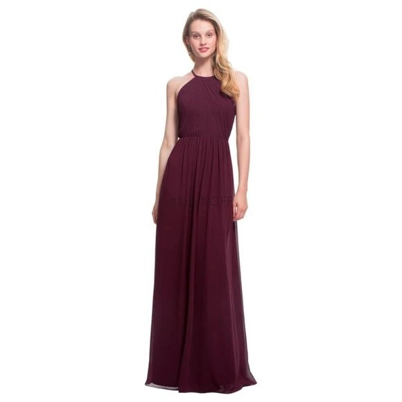 Bill levkoff top bridesmaid dresses wine