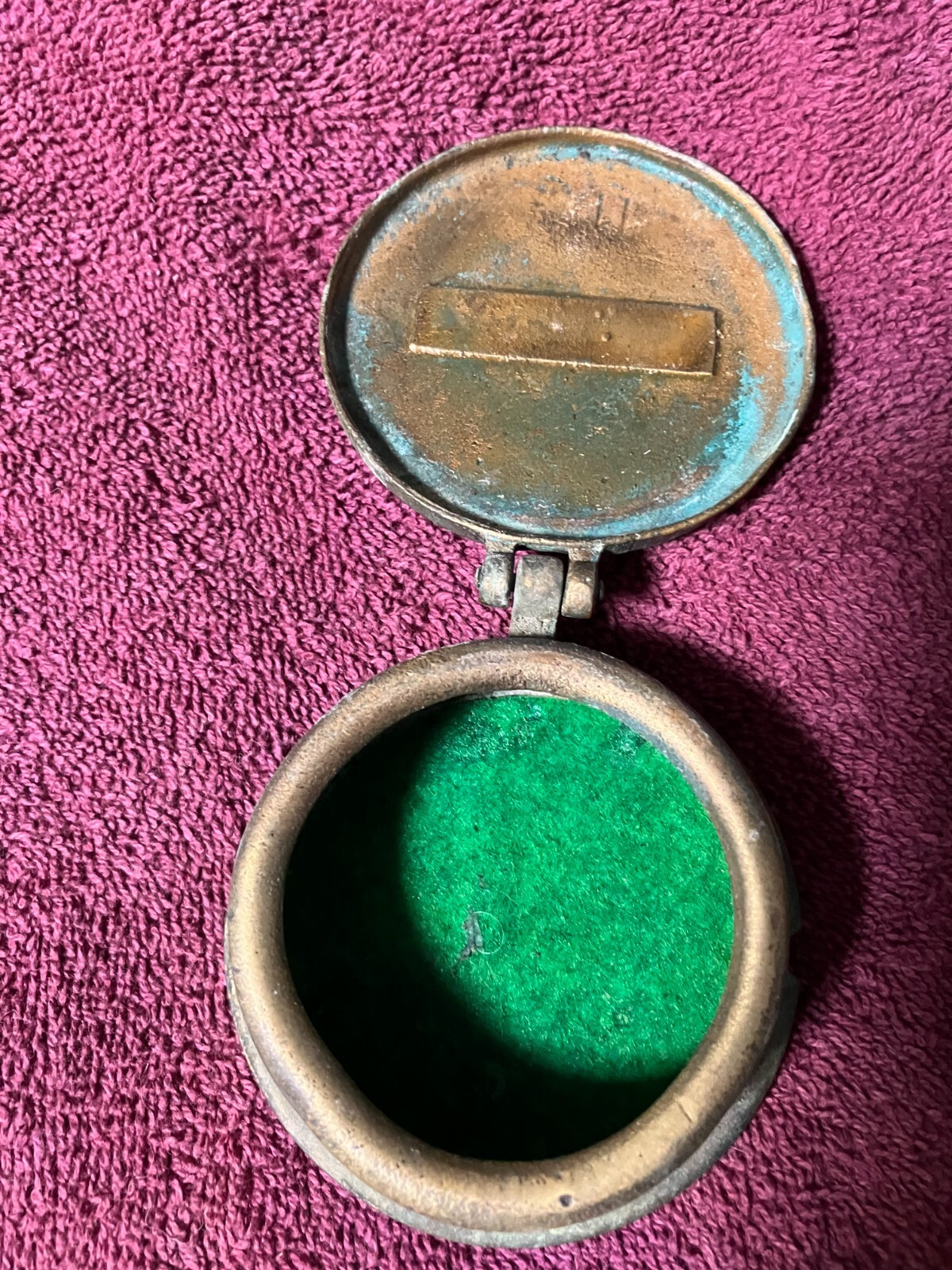 Vintage Brass Neptune Meter Co. Trident Water Meter Cover New York