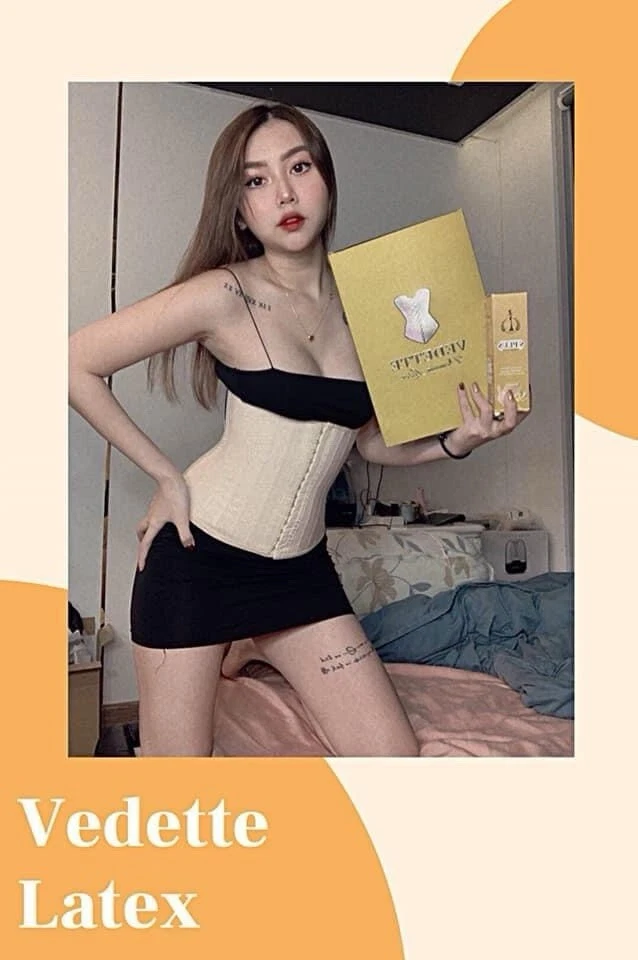 Cinturón Vedette de látex talla L DESNUDO (solo Đai nit bụng) Foto 2 de 4