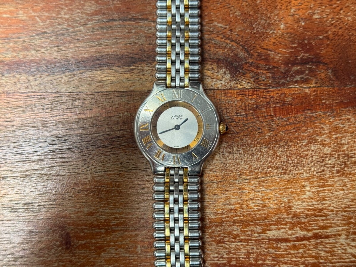 た*か様 Cartier Must de Cartier 21 1330 腕時計 Cartier Must de Cartier 21 1330 for sale online | eBay