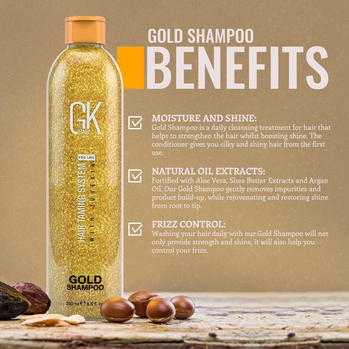 GK Hair Shield Conditioner 650ml | Hair Colour Protection | Against Sun, UV/UVA Rays | All Hair Types