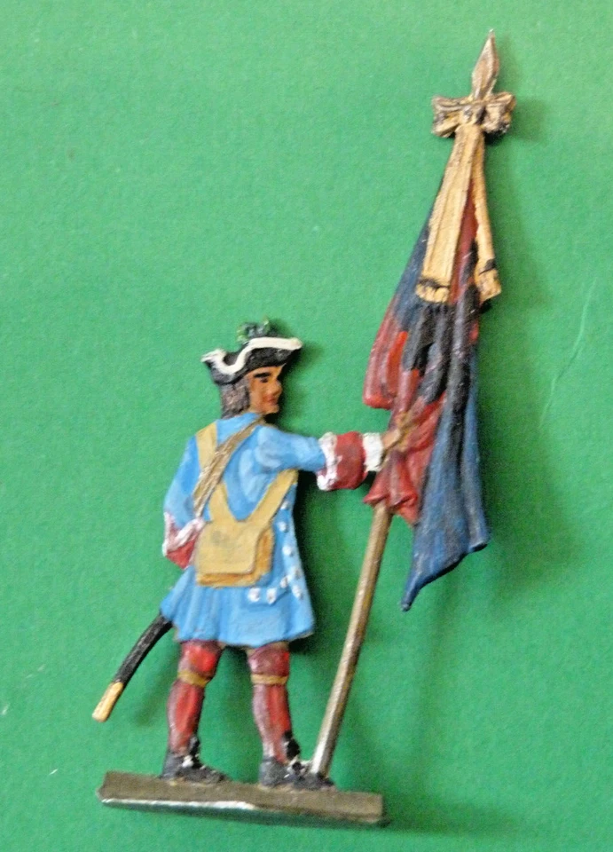 Plats d'étain - Zinnfiguren - Flat Tin : 15 soldats français sous Louis XIV - Photo 4/4