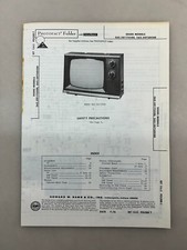 Sears 562.50172500 50730500 Service Manual Sams Photofact Free Shipping