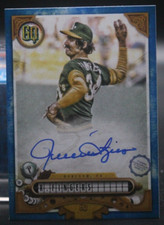 Rollie Fingers (A's/HOF) 2022 Gypsy Queen Autograph Blue Parallel (#ed 117/250)