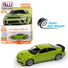 Auto World 1:64 2023 Dodge Charger R/T Scat Pack Green Sublime 