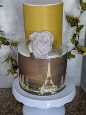  3X Edible image, Wafer Paper, roses, cake wrap, edible paper, rice paper  9 